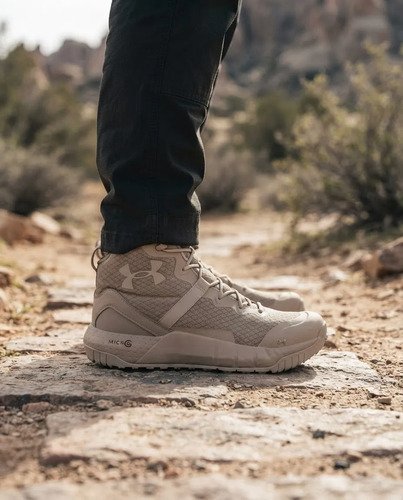Botas Tacticas Micro G Beige Hombre Under Armour Sin categorizar